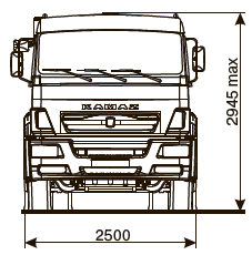 Шасси KАМАZ - 53605-48 (А5)