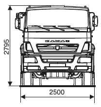 Шасси KАМАZ - 65201-53