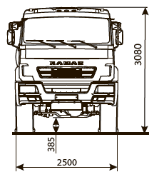 Шасси КАМАЗ - 43118-50