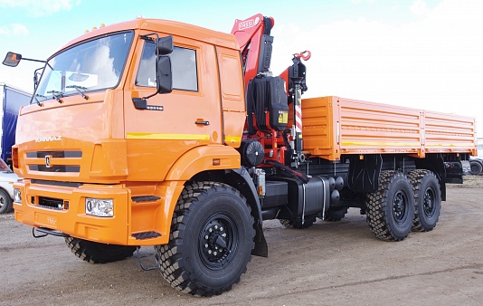 Бортовой автомобиль 65861-400-01 с КМУ FASSI F 155 A.0.22 на шасси КАМАЗ-43118