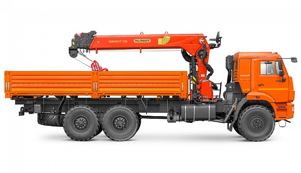 Бортовой автомобиль 65861-322-06 с КМУ PALFINGER INMAN IT-150 на шасси КАМАЗ-43118