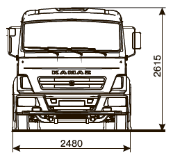 Шасси KАМАZ - 4308-69 (G5)