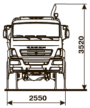 Шасси KАМАZ - 6560-53