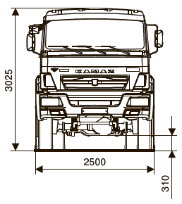 Шасси KАМАZ - 63501-52