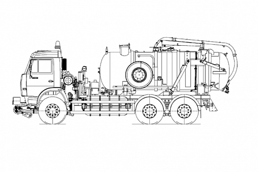 Машина илососная КО-507АГ