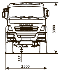 Шасси KАМАZ - 43502-66 (D5)