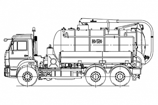 Машина илососная КО-530-01