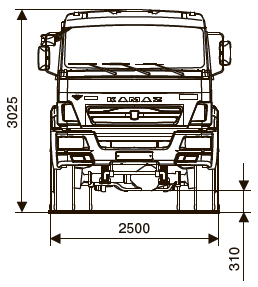 Шасси KАМАZ - 65111-50