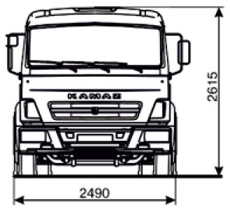 Шасси КАМАЗ-4308
